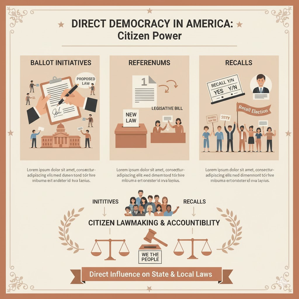 Direct Democracy In America From The Colonial Era To The Present