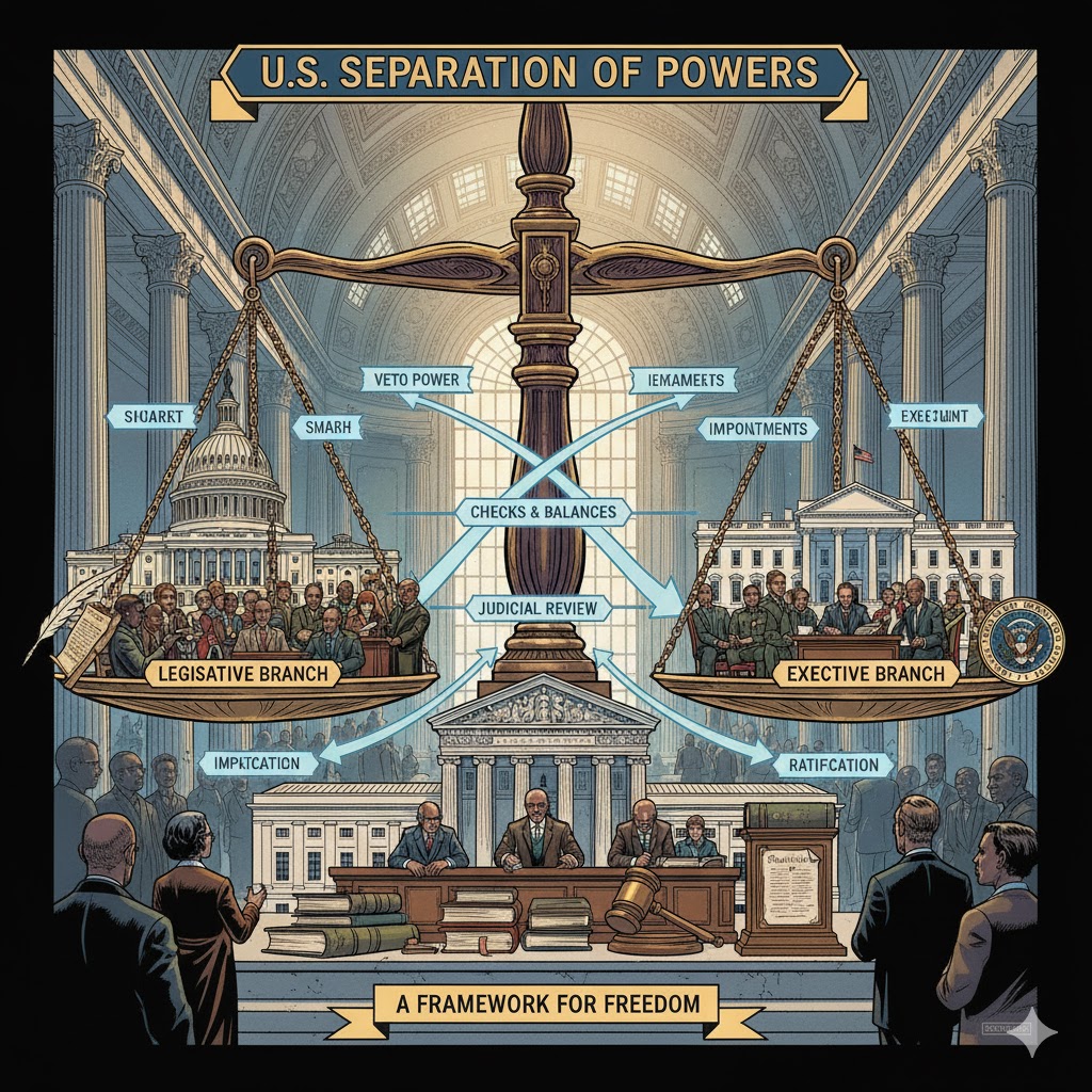 American Separation Of Powers And Checks And Balances In The Real World