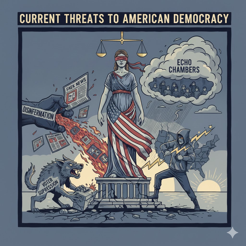 A Bakers Dozen Threats To American Democracy